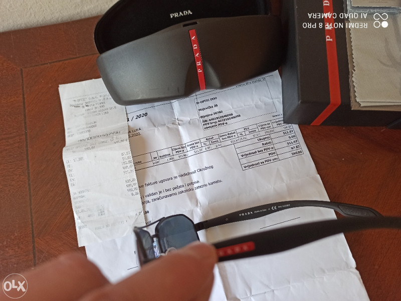 Naocale Prada , nove 2020 model,optika Stanković,račun,