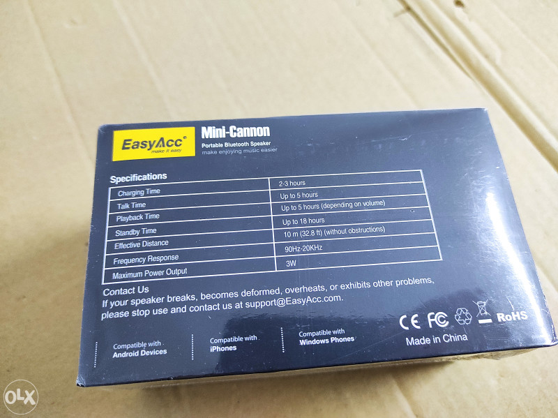 EasyAcc Mini Bluetooth zvučnik s mikrofonom