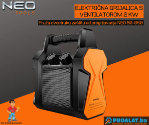 NEO Električna grijalica s ventilatorom 2 kW 90-060