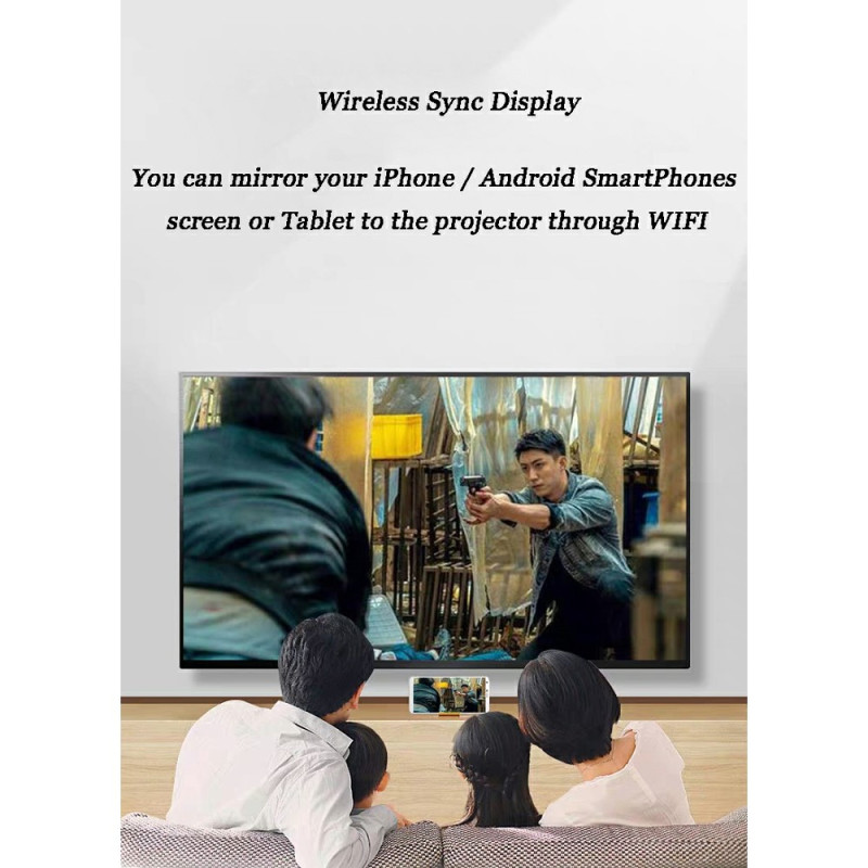 UHAPPY U80 Mini HD Projektor