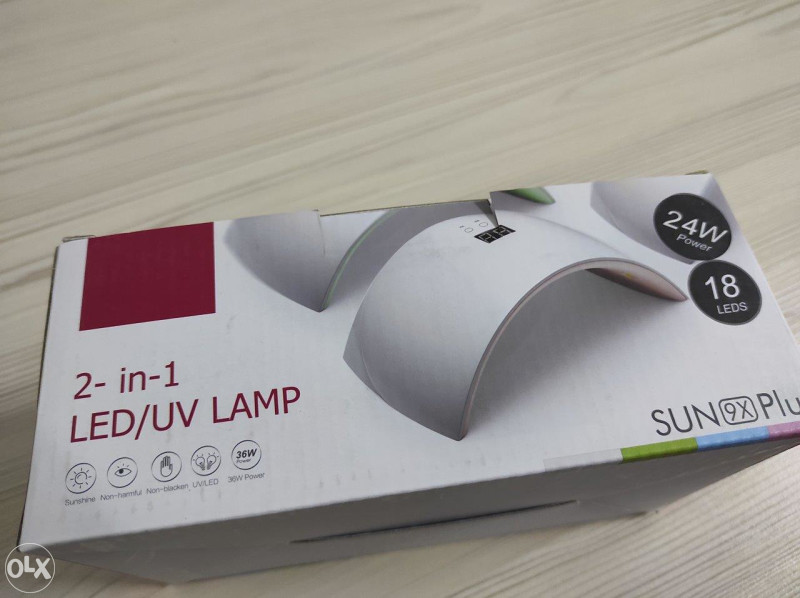VACINITE 24W LED UV lampa 30S/60S Timer