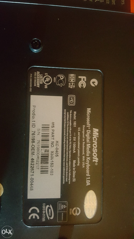 TASTATURA MICROSOFT-digital media pro model 1031