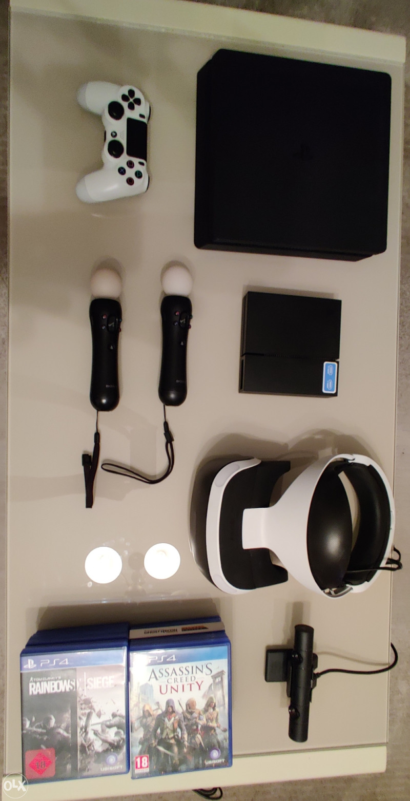 PS4 Slim PS-VR SET FULL i 12 igrica Konzole