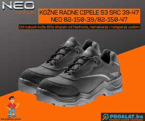 NEO Kožne radne cipele S3 SRC 82-150-39/82-150-47