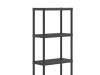 Polica PVC 80kg/4 crna plus shelf 240620 KIS