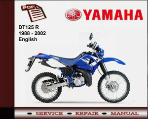 Yamaha DT125 R DT125R 1988 - 2002 Workshop Service Repa