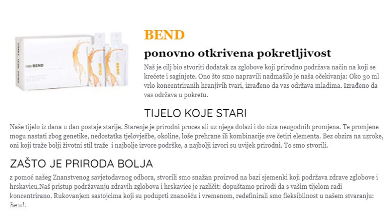 Rain proizvodi Soul, Soul Red, Core, Bend, Form i Pure