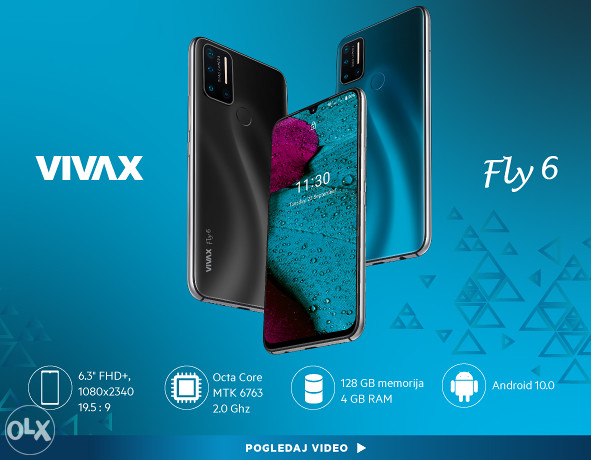 Mobitel VIVAX SMART Fly 6 Smaragd Blue