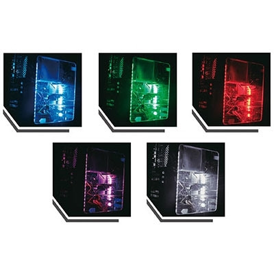 RGB Ventilatori + LED traka + daljinski LC-CF-RGB-COMBO