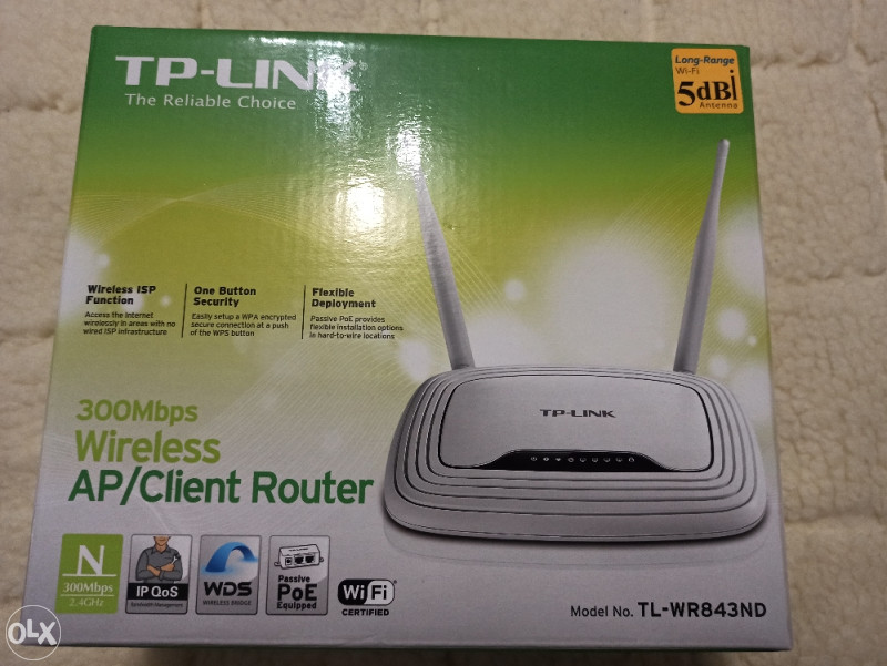 TL-WR843ND, 300Mbps Wireless AP/Client Router