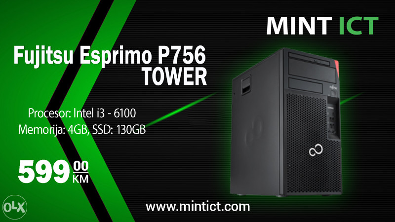 Računar Fujitsu Esprimo P756, I3-6th Desktop Računari