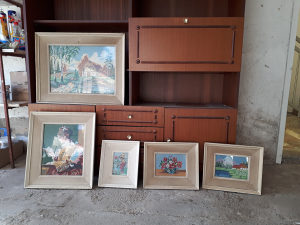 Stari goblen stara slika vez unikat antikvitet vezeni