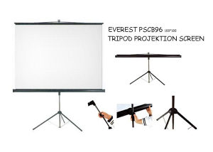 Platno za projektor Everest PSEB96 200*200cm Tripod