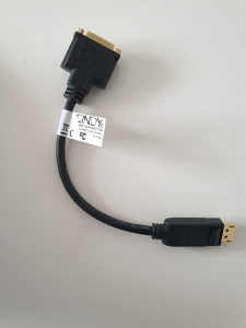Kabal DisplayPort na Dvi-D adapter