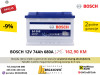Akumulator BOSCH 12V 74Ah 680A