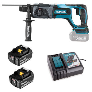 MAKITA AKU ČEKIĆ BUŠILICA DHR241 SET 18V / 3Ah