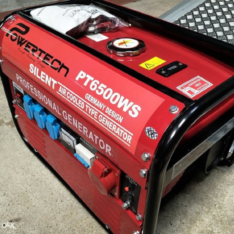 Tihi generator na špagu, benzin 6,5KS - Powertech