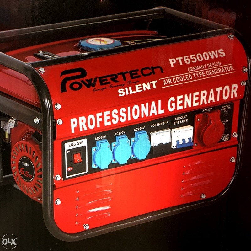 Tihi generator na špagu, benzin 6,5KS - Powertech