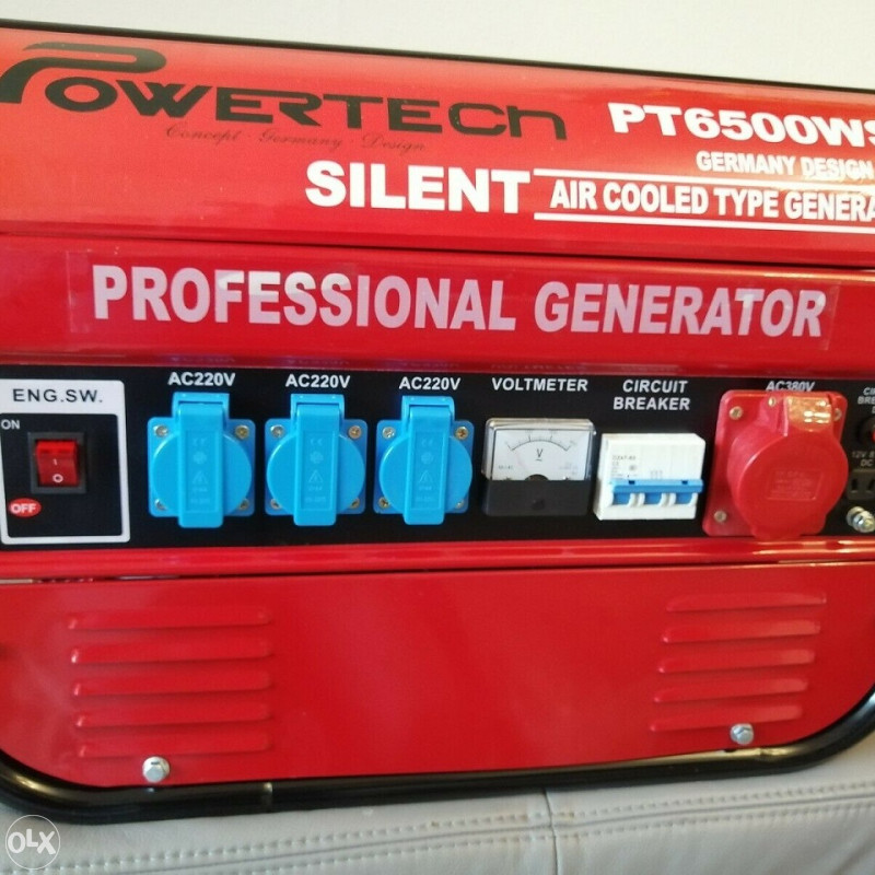 Tihi generator na špagu, benzin 6,5KS - Powertech