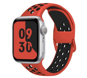 Apple Watch nike narukvica Red with black