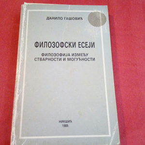 Filozofski eseji - Danilo Gašović
