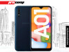 MOBITEL SAMSUNG GALAXY CORE A01 1GB/16GB, Crveni