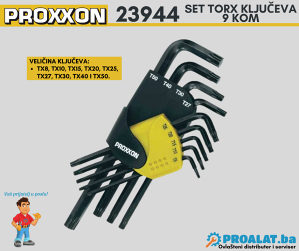 PROXXON Set torx ključeva 9 kom 23944