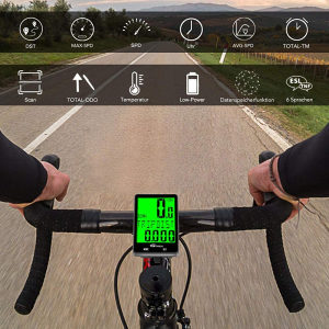 TOPTREK biciklo brzinomjer, IP67,LCD touch screen