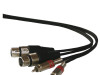 KABAL AUDIO IBIZA CM1.5RXF 2 XLRF - 2 RCA 1.5M