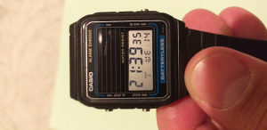 Muški sat marke "Casio", oznake FB-90W, Batteryless