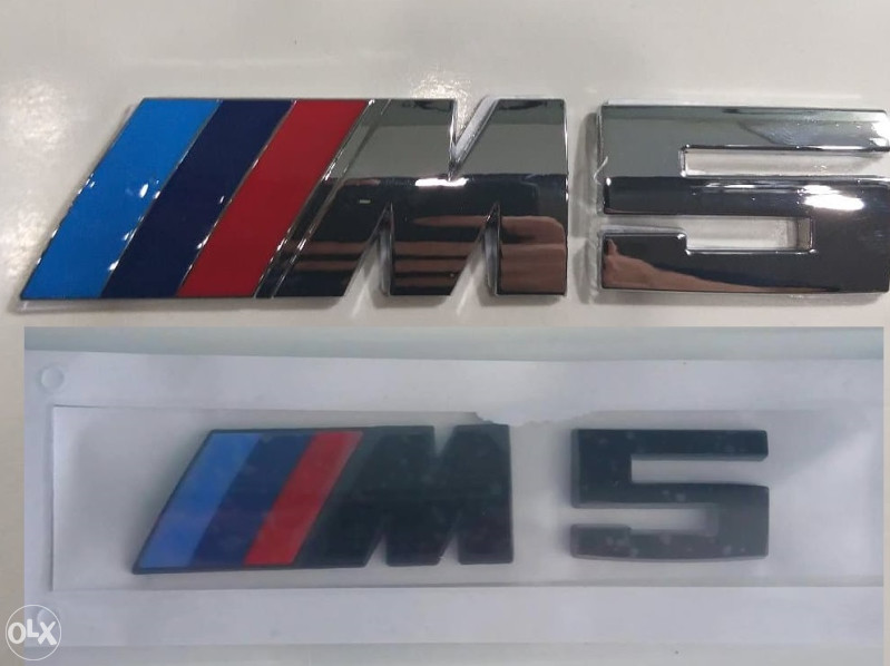BMW M5 M 5 Znak za gepek ( mat crni ili chrome sivi ) - Znakovi za ...