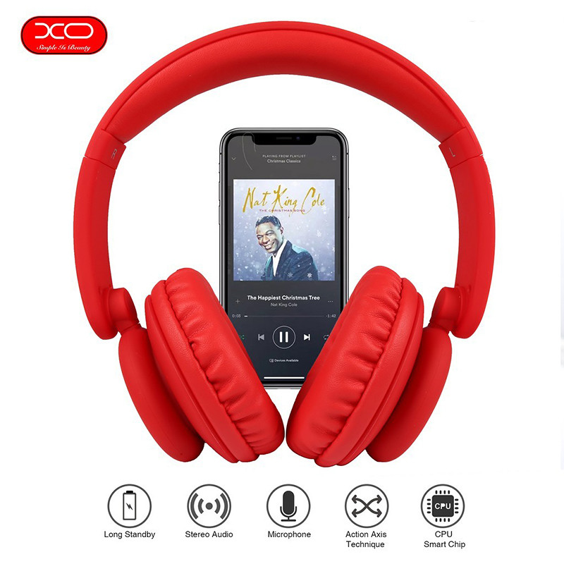 Bluetooth slušalice XO B24 crvene Slušalice za mobitele