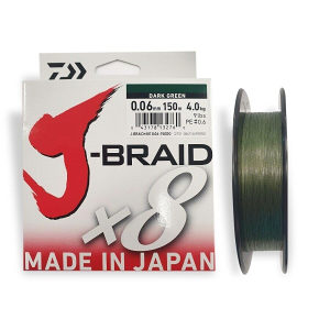 Daiwa J-BRAID X8 -150m - 0,24mm 12751-024
