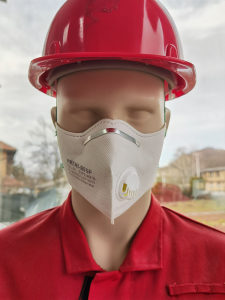 Zaštitna maska FFP2 sa ventilom fold Premi-Resp