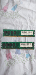 RAM DDR2 2X 1GB