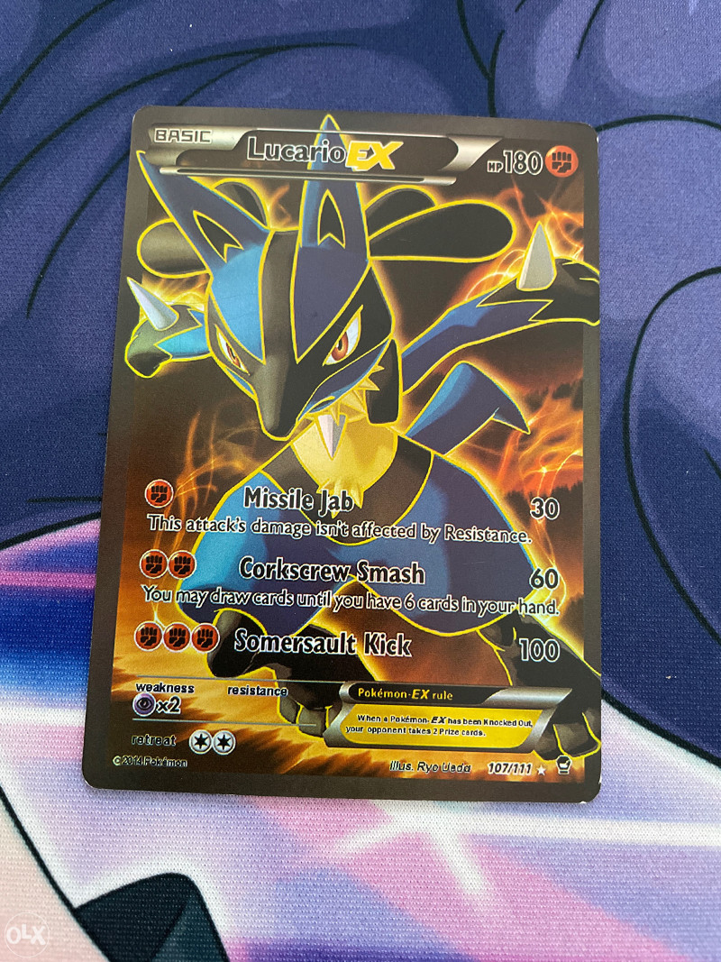 Pokemon karte-Lucario EX ( Full art ) - Kolekcionarstvo - Sličice i