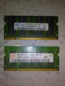 RAM DDR2 za Laptop -1 GB