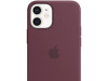 iPhone 12 mini Silicone Case with MagSafe - Plum