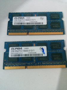 ELPIDA 4GB  DDR 3 ZA LAPTOP