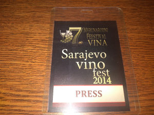 Press karta Sarajevo vino fest 2014.