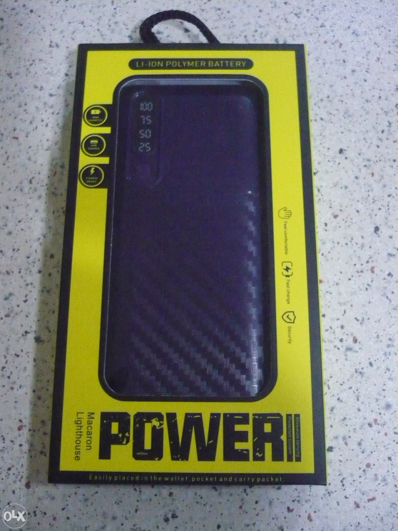 Power bank 20000 externa baterija led lampa crni Power Bank OLX.ba