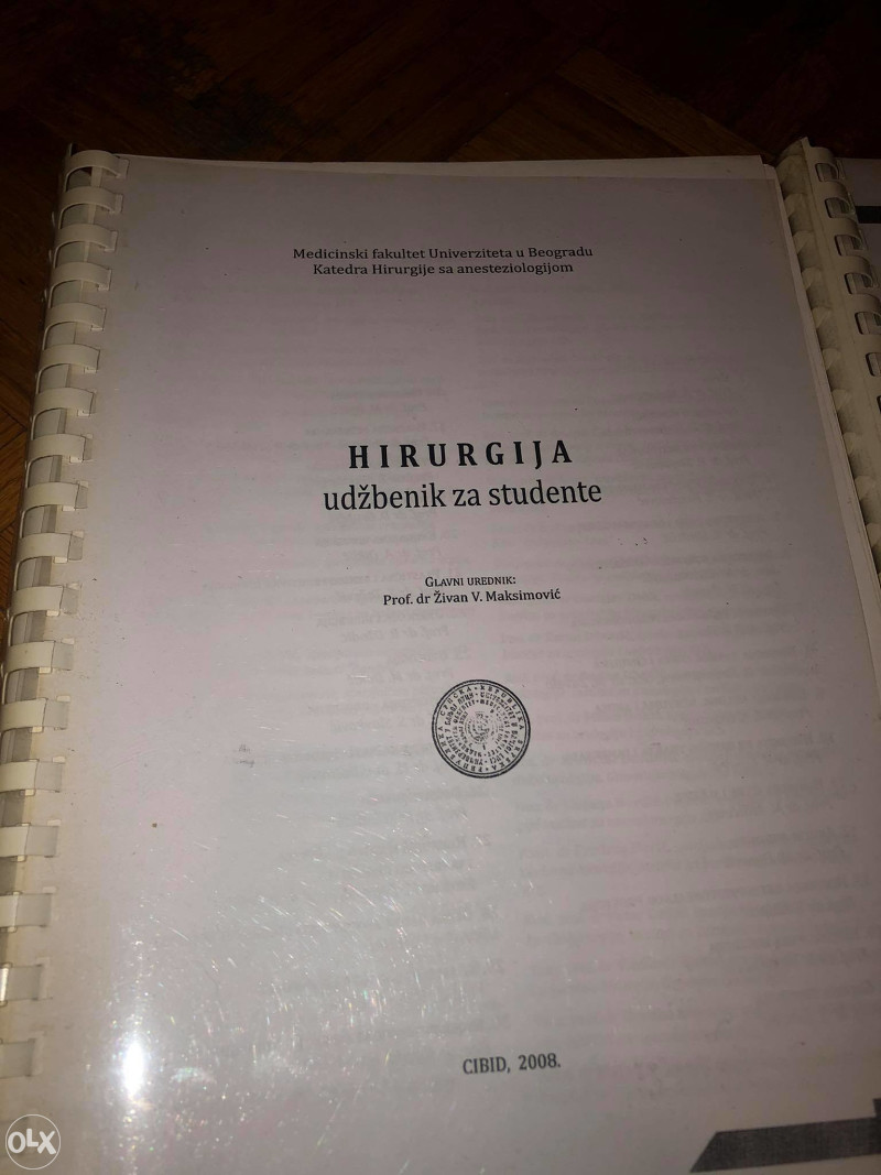 Opsta hirurgija i specijalna hirurgija-4 knjige