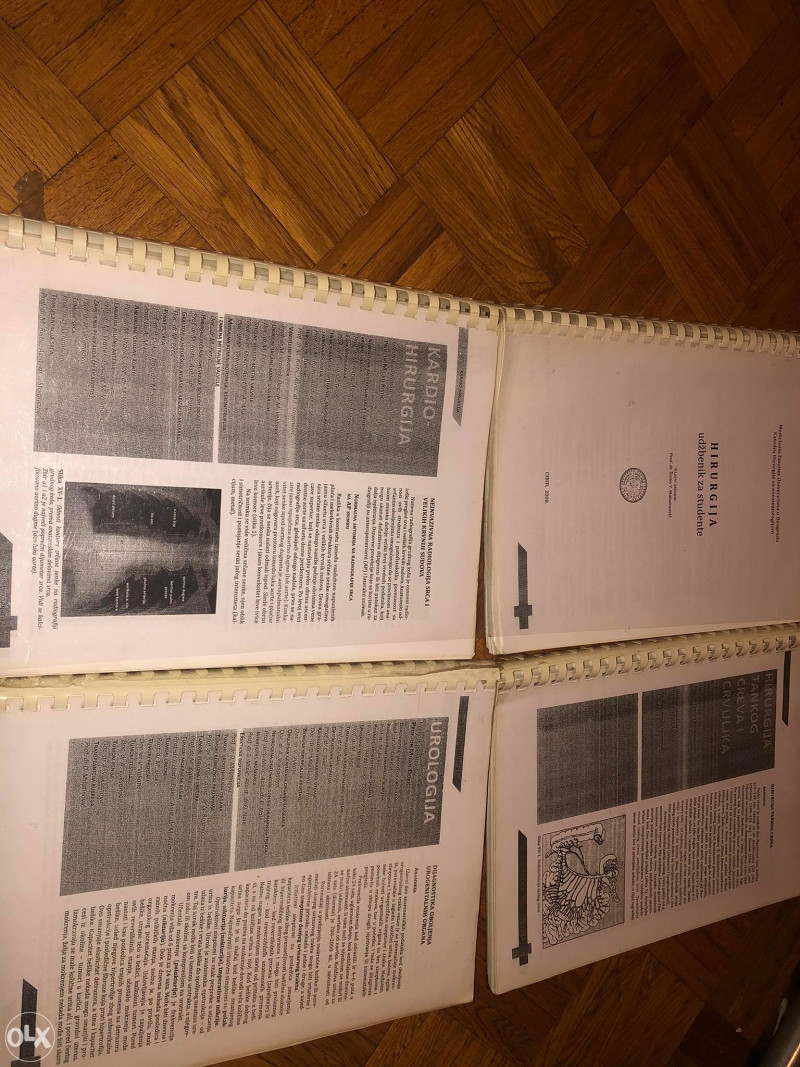 Opsta hirurgija i specijalna hirurgija-4 knjige