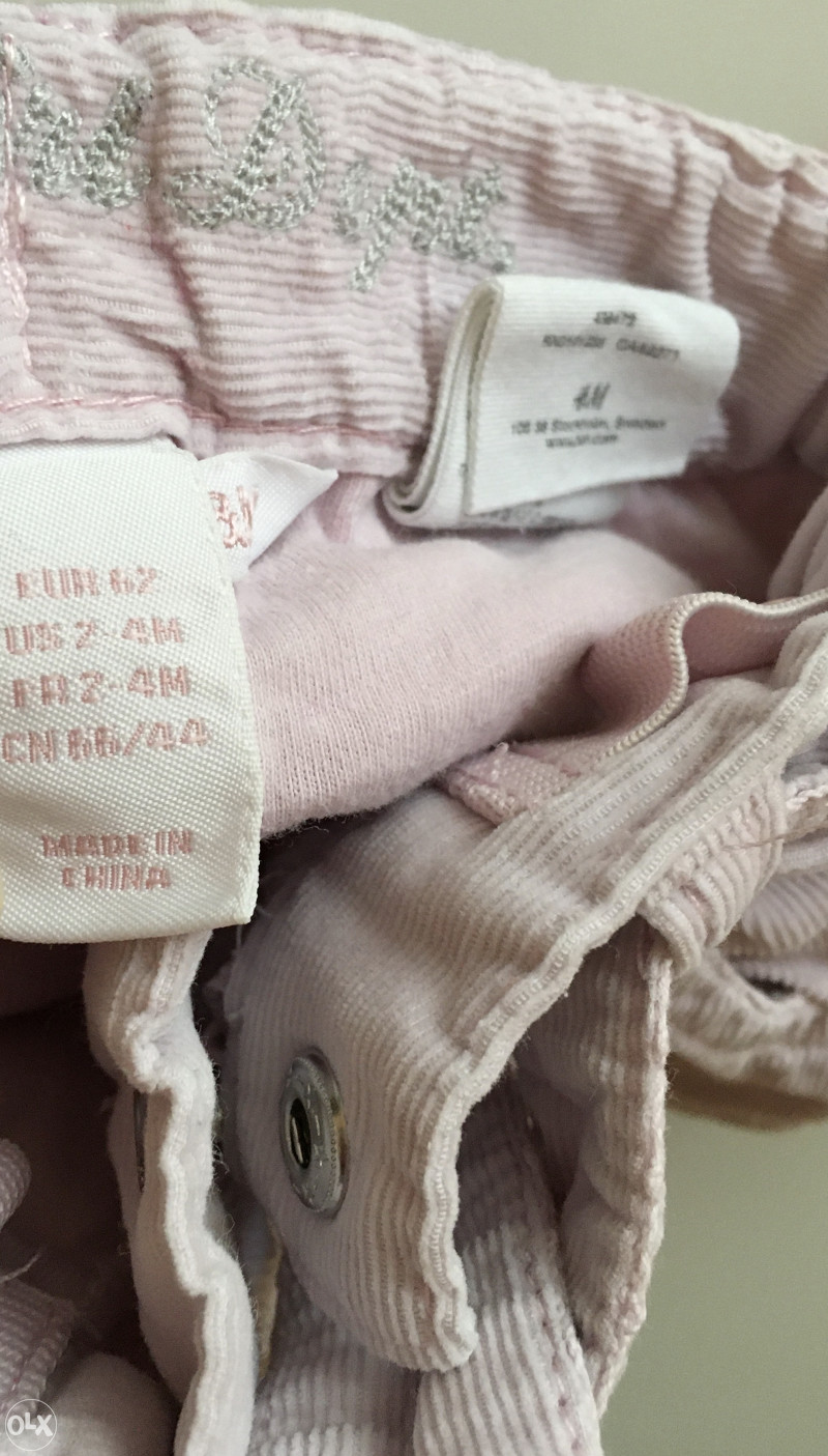 Odjeca za bebe H&M 4-6 mj.