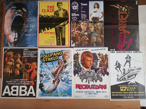 17 komada original kino plakat poster MUZICKI FILM