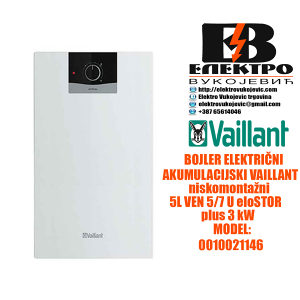 Bojler akumulacijski 5L VEN 5 7 U eloSTOR plus 3 kW