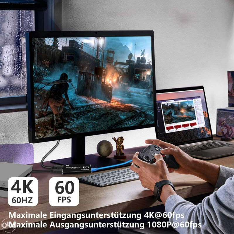 ZasLuke Game Capture Card, 4K USB 3.0 HDMI Capture Card Oprema za