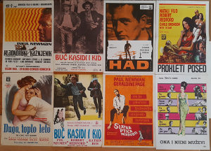 20 komada PAUL NEWMAN ROBERT REDFORD kino poster plakat