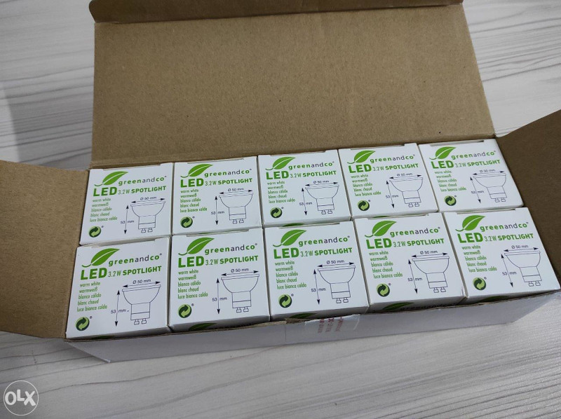 10x GU10 LED Spot 3.2 W/220lm/3000K Warm White
