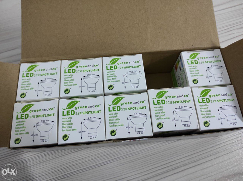 10x GU10 LED Spot 3.2 W/220lm/3000K Warm White